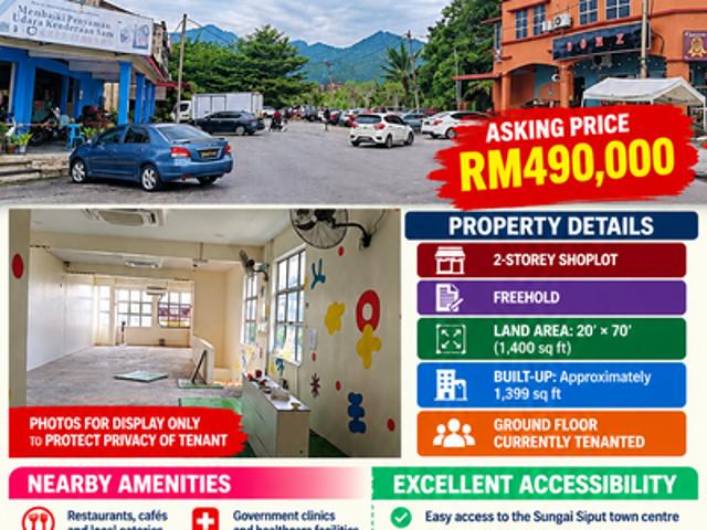 Shop for sale in Perak, Kuala Kangsar