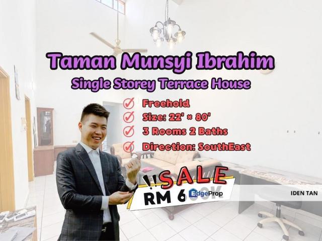 House for sale in Taman Munsyi Ibrahim, Johor Bahru