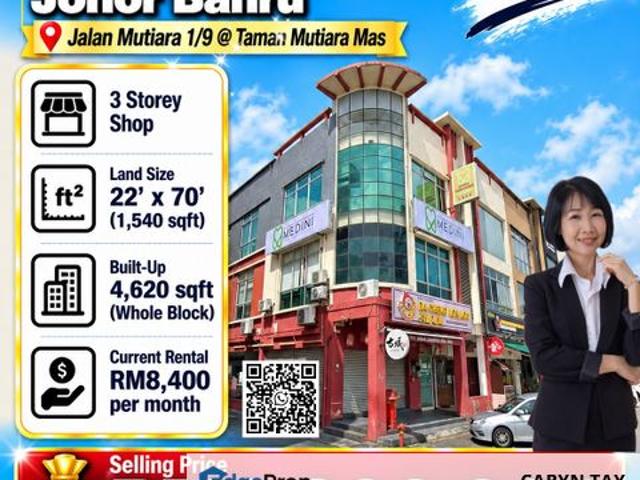 Shop for sale in Bukit Ledang, Johor
