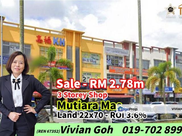 Shop for sale in Bukit Ledang, Johor