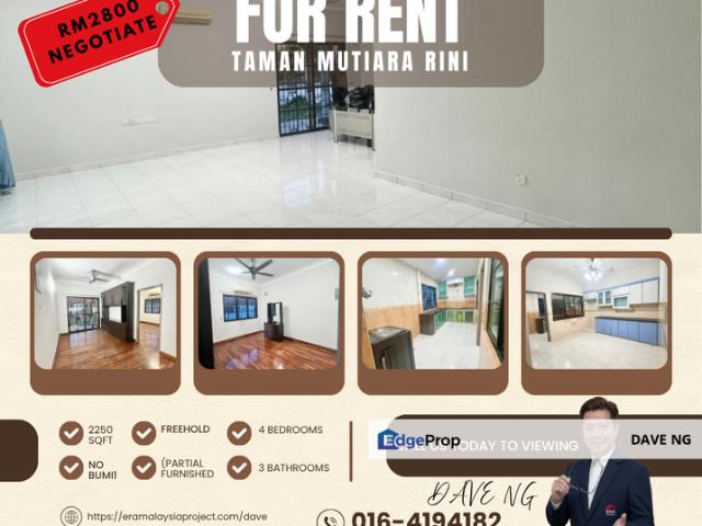 House for rent in Bukit Ledang, Johor