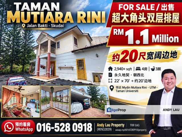 House for sale in Lima Kedai, Iskandar Puteri