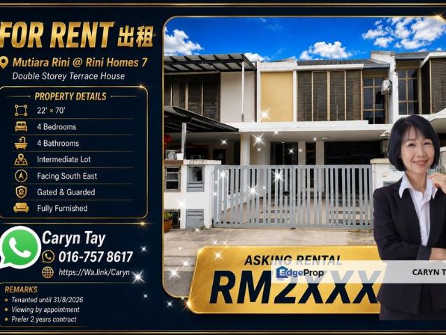 House for rent in Bukit Ledang, Johor
