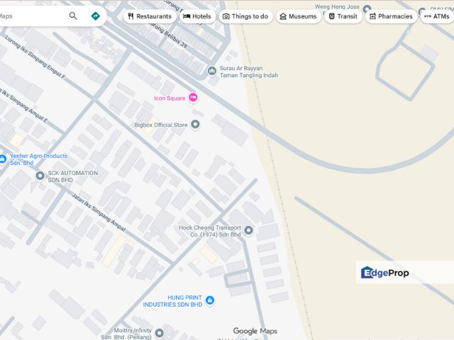 Warehouse for sale in Wellesley, Penang