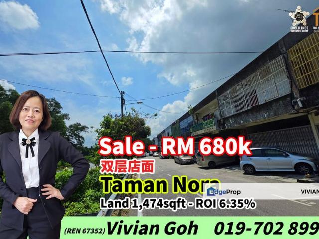 Shop for sale in Ulu Tiram, Johor Bahru