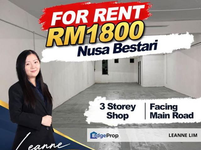 Shop for rent in Iskandar Puteri, Johor Bahru