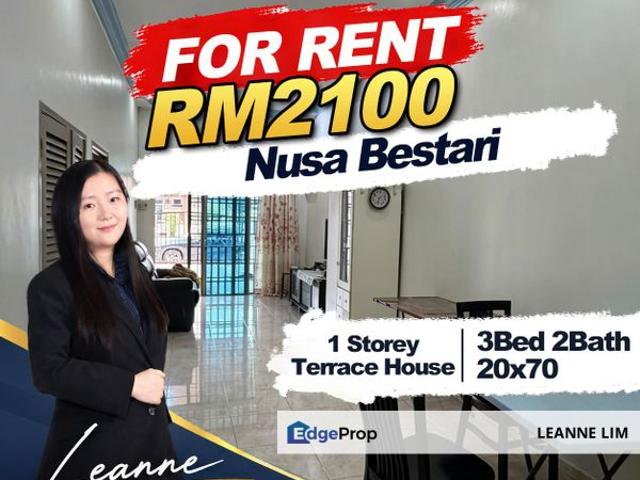 House for rent in Iskandar Puteri, Johor Bahru