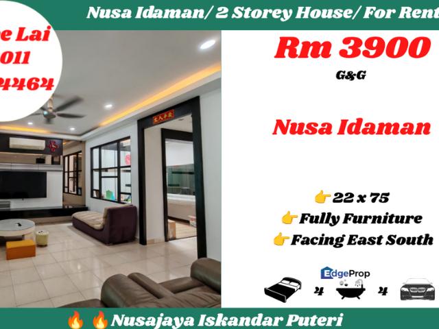 House for rent in Pulai, Bukit Ledang
