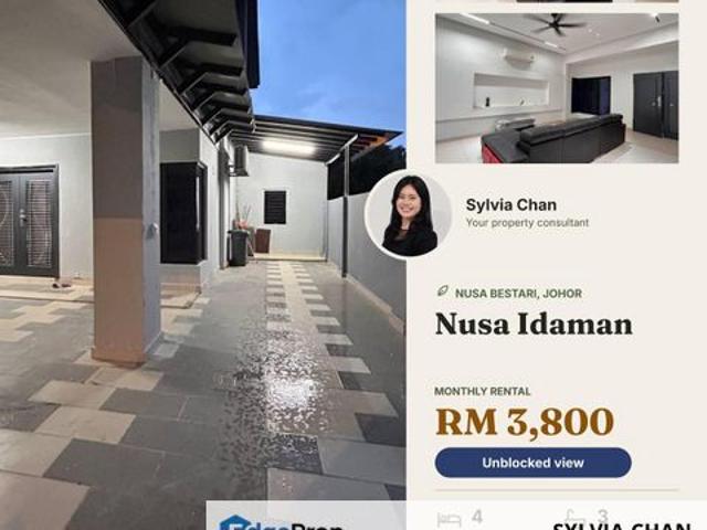 House for rent in Iskandar Puteri, Johor Bahru