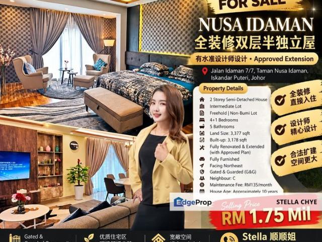 House for sale in Taman Nusa Idaman, Iskandar Puteri