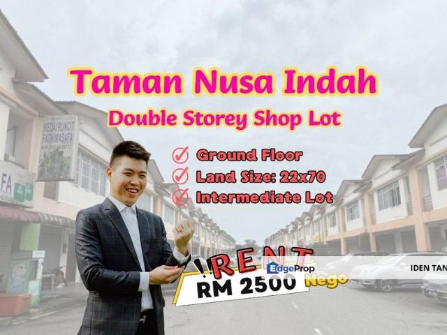 Shop for rent in Pulai, Bukit Ledang