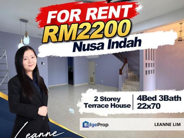 House for rent in Iskandar Puteri, Johor Bahru