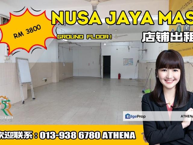 Shop for rent in Pulai, Bukit Ledang