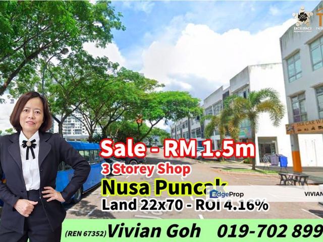 Shop for sale in Bukit Ledang, Johor