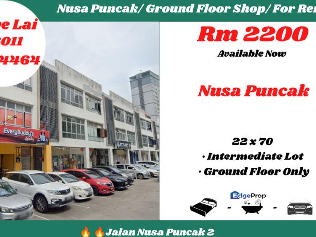 Shop for rent in Bukit Ledang, Johor