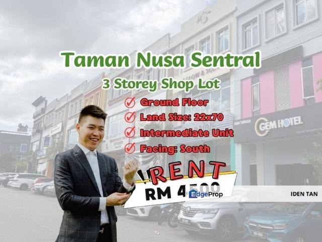 Shop for rent in Pulai, Bukit Ledang