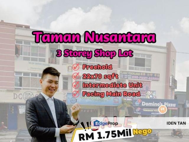 Shop for sale in Taman Nusantara, Iskandar Puteri