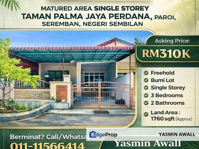 House for sale in Sendayan Village, Negeri Sembilan