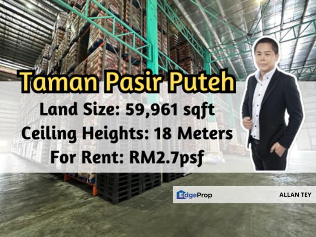 Warehouse for rent in Pasir Gudang, Johor