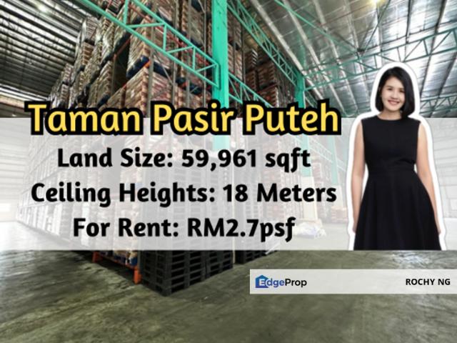 Warehouse for rent in Pasir Gudang, Johor