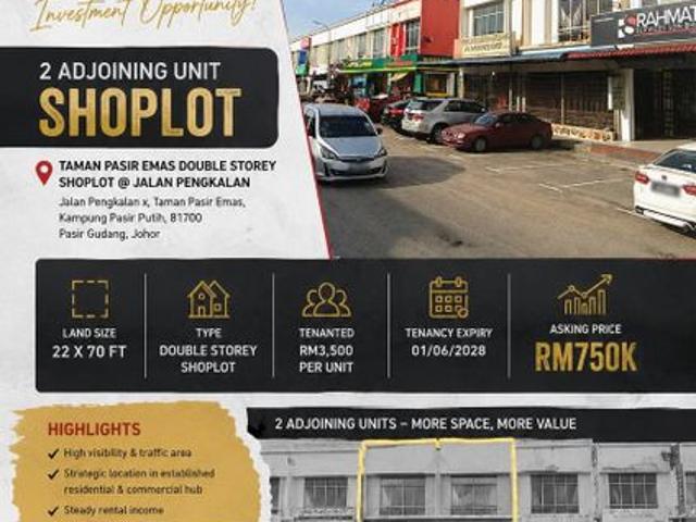 Shop for sale in Bukit Ledang, Johor