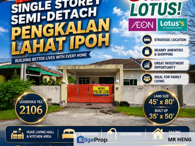 House for sale in Perak, Tanjong Ipoh