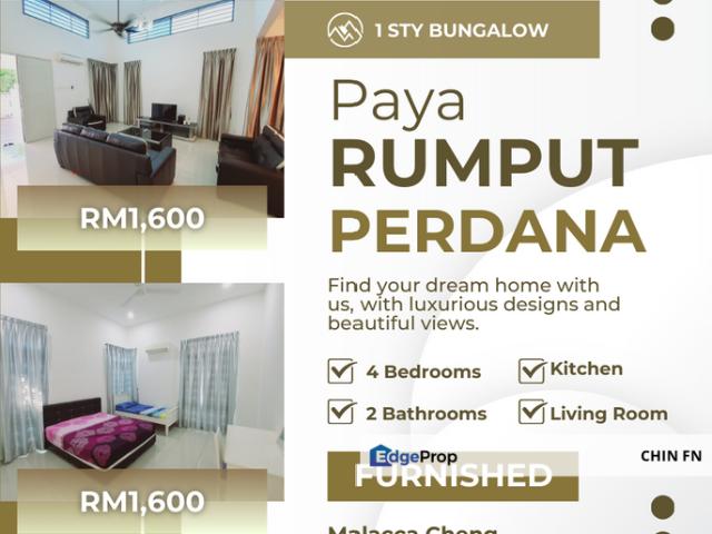 House for rent in Paya Rumput, Malaka