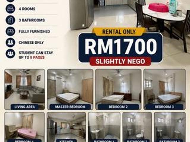 Terraced House for rent in Wellesley, Penang