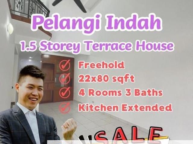 House for sale in Taman Pelangi Indah, Ulu Tiram