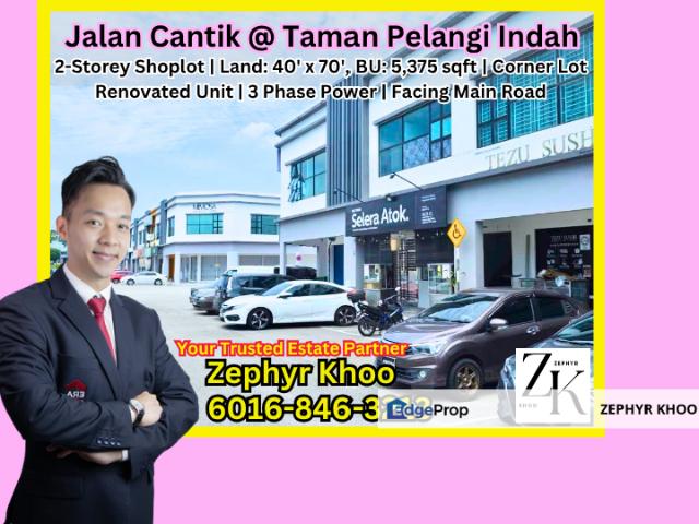 Shop for rent in Taman Pelangi Indah, Johor Bahru