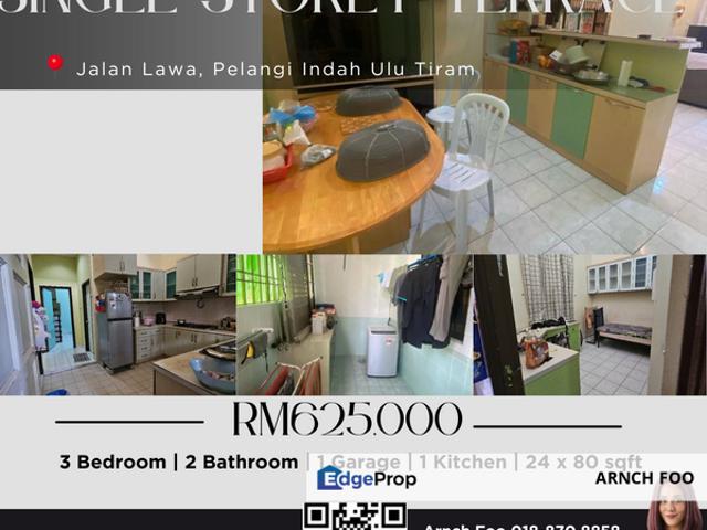 House for sale in Taman Pelangi Indah, Ulu Tiram