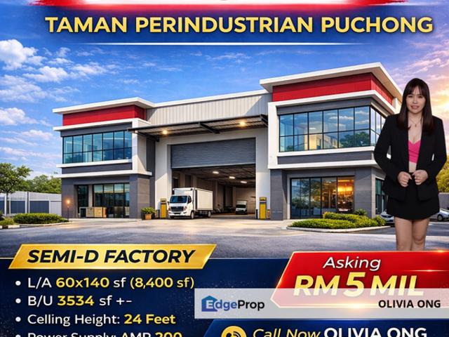 Warehouse for sale in Petaling, Subang Jaya
