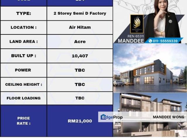Warehouse for rent in Port Klang, Selangor