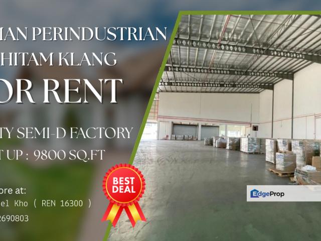 Warehouse for rent in Port Klang, Selangor