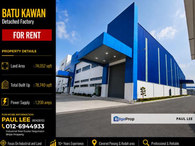 Warehouse for rent in Wellesley, Penang