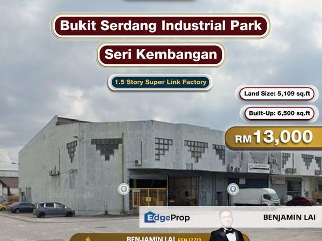Warehouse for rent in Petaling, Subang Jaya
