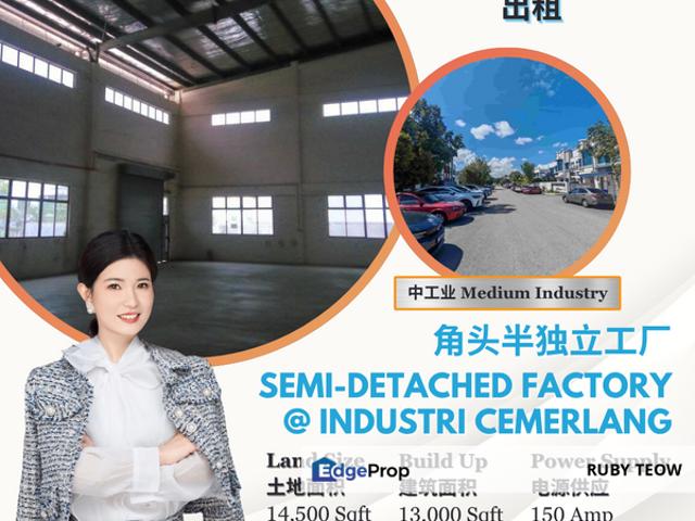 Warehouse for rent in Bukit Ledang, Johor