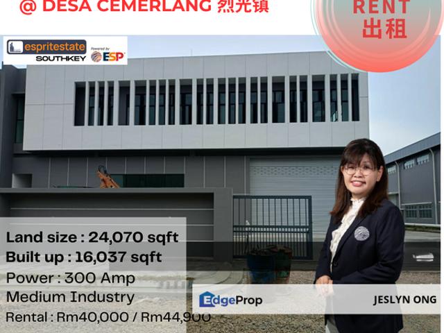 Warehouse for rent in Bukit Ledang, Johor