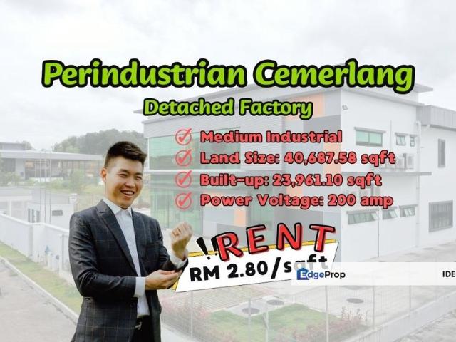 Warehouse for rent in Johore Bahru, Johor