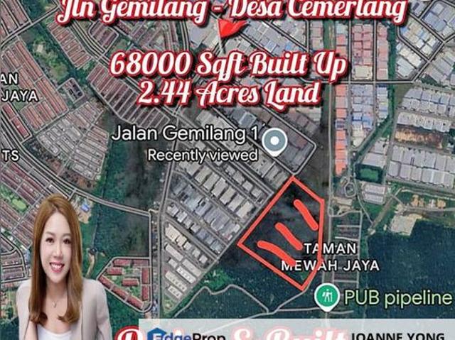 Warehouse for sale in Johore Bahru, Johor