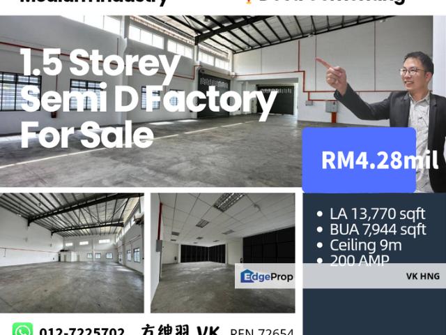 Warehouse for sale in Johore Bahru, Johor