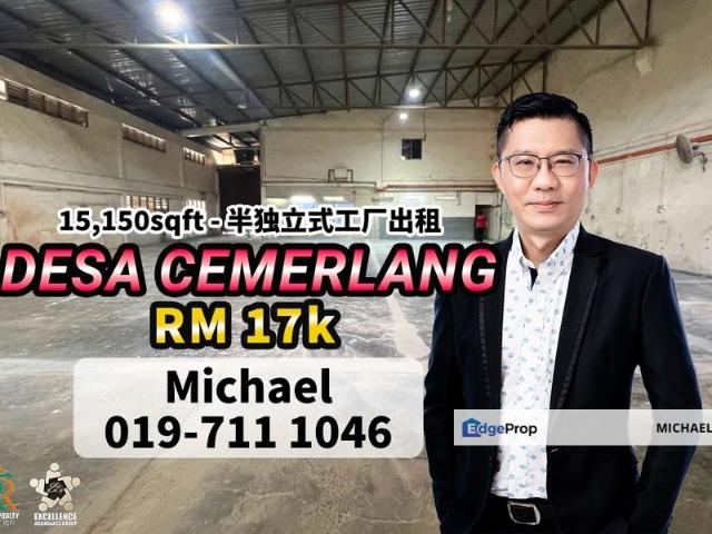 Warehouse for rent in Johor