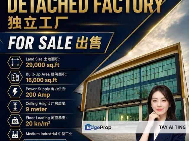 Warehouse for sale in Johor