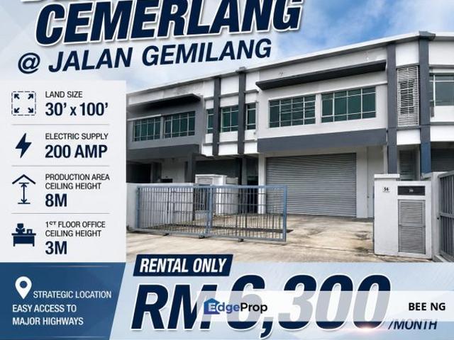 Warehouse for rent in Johor