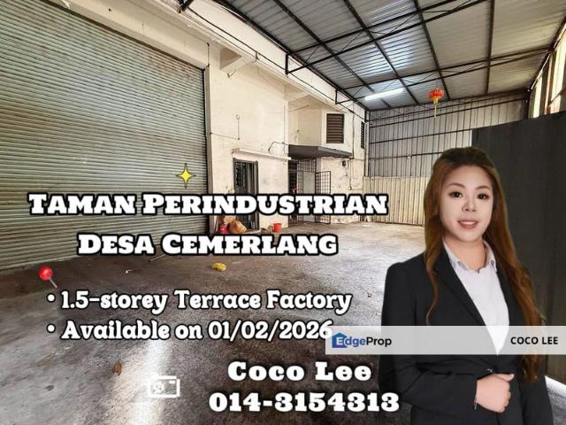 Warehouse for rent in Johor