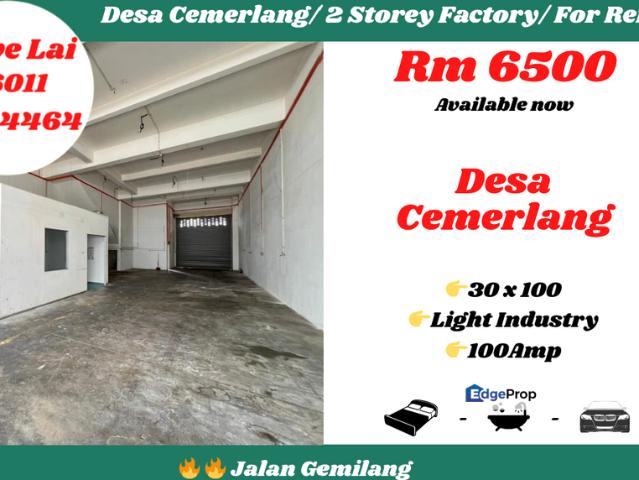 Warehouse for rent in Johor