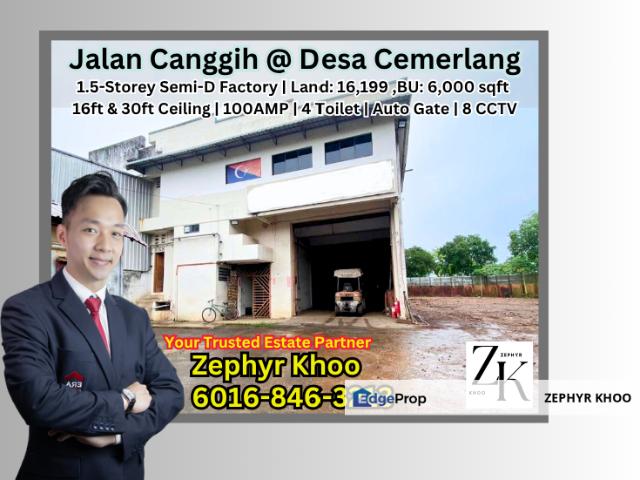 Warehouse for rent in Johor
