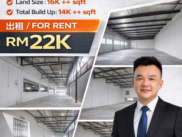 Warehouse for rent in Johor