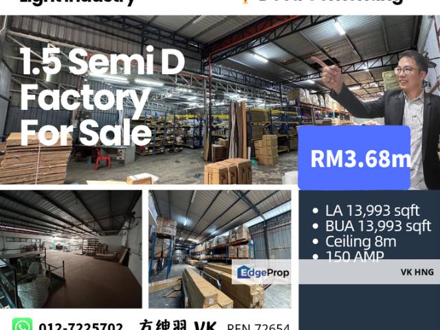 Warehouse for sale in Johor