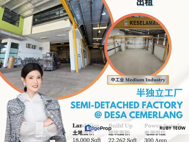 Warehouse for rent in Johor